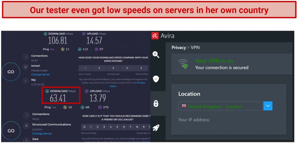 Speed — Slow Speeds, Even on Local Servers