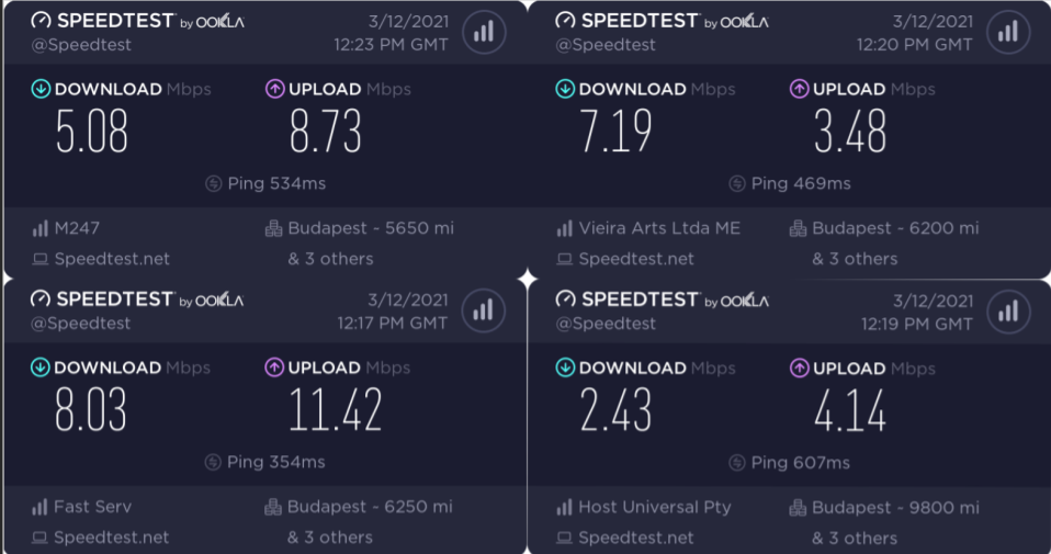 Long-distance servers